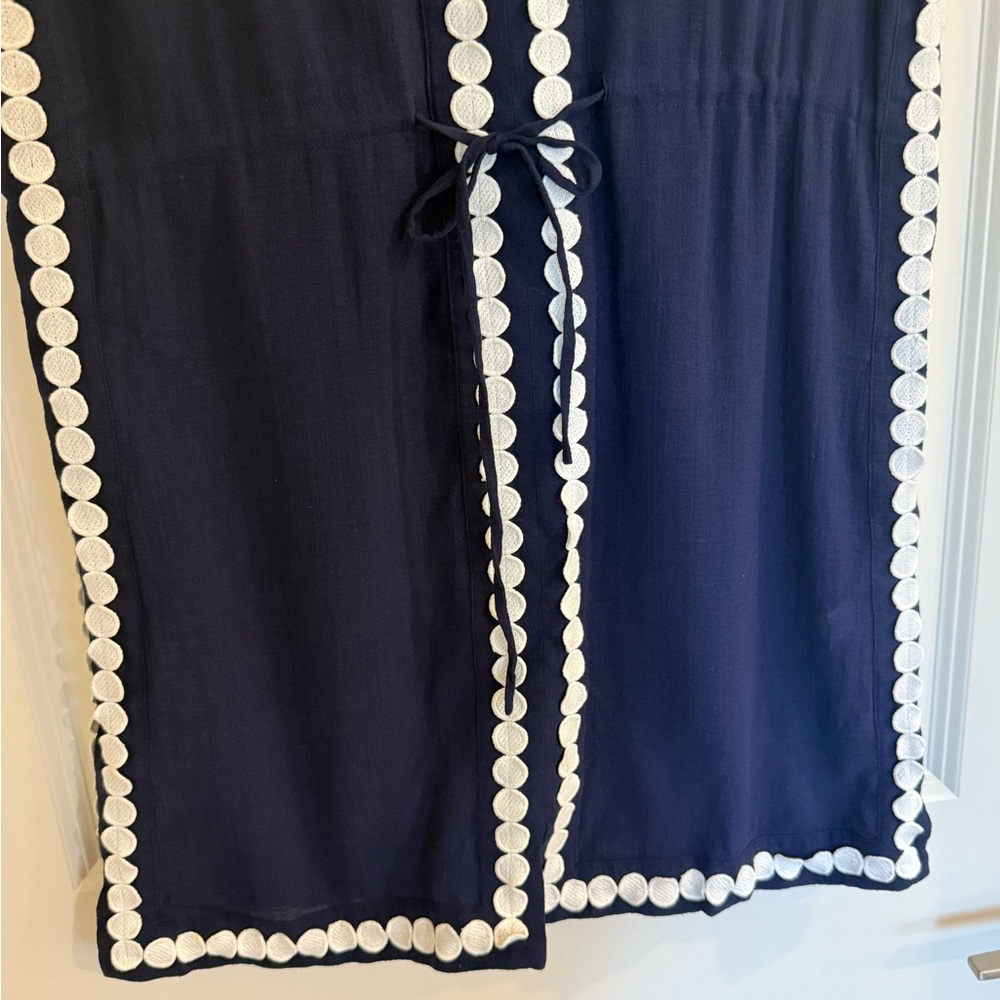Vineyard Vines Navy and White Swim Cover-up Dress - Picture 6 of 9